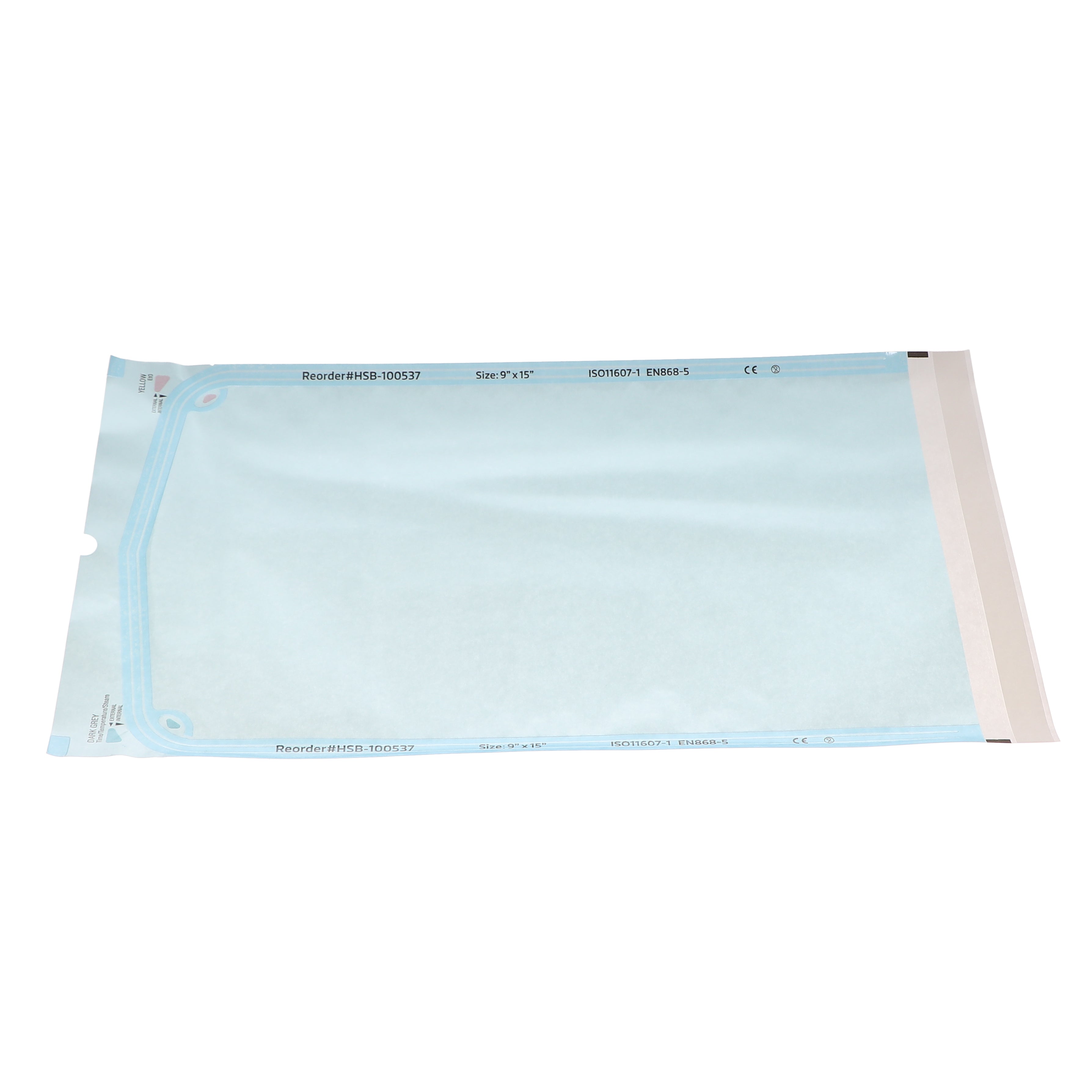 House Brand Dentistry 100537 HSB Self-Sealing Sterilization Pouches 9 House Brand Dentistry 100537 HSB Self-Sealing Sterilization Pouches 9
